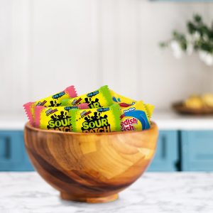 SOUR PATCH KIDS & SWEDISH FISH Mini Candy Variety Pack – 80 Individually Wrapped Treat-Size Snack Packs, Soft & Chewy Fruity Gummies